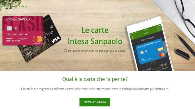 Carte Prepagate Banca Intesa